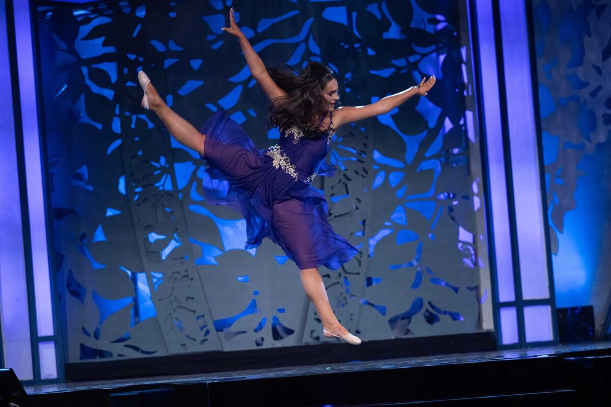 Cork Rose Lexi Linnane dancing during the first night of the Rose of Tralee selection televised on RTÉ and the RTÉ Player. The contest concludes on Tuesday night. All Pictures: Domnick Walsh Cork Rose Lexi Linnane dancing during the first night of the Rose of Tralee selection televised on RTÉ and the RTÉ Player. The contest concludes on Tuesday night. All Pictures: Domnick Walsh