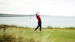 <p>IRELAND'S CALL-UP: Stuart Grehan in action at Lahinch. Pic: ©INPHO/Nick Elliott</p> <p>IRELAND'S CALL-UP: Stuart Grehan in action at Lahinch. Pic: ©INPHO/Nick Elliott</p>