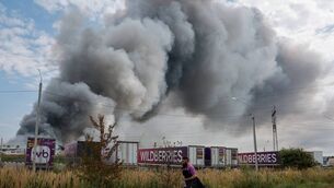 <p>A plume of smoke rising from Russian e-commerce firm Wildberries' after hundreds of drones targeted Moscow following Russian attack on Kyiv. Picture: TATYANA MAKEYEVA / AFP via Getty Images.</p> <p>A plume of smoke rising from Russian e-commerce firm Wildberries' after hundreds of drones targeted Moscow following Russian attack on Kyiv. Picture: TATYANA MAKEYEVA / AFP via Getty Images.</p>