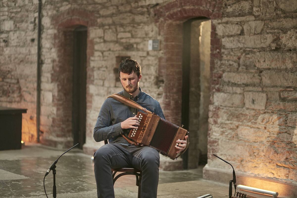 Diarmuid Ó Meachair's UL masters research focuses on those early Irish-American melodeon recordings. Picture: Bríd O'Donovan