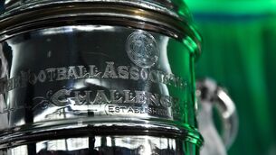 <p>A general view of the FAI Challenge Cup. Pic: Brendan Moran/Sportsfile</p> <p>A general view of the FAI Challenge Cup. Pic: Brendan Moran/Sportsfile</p>