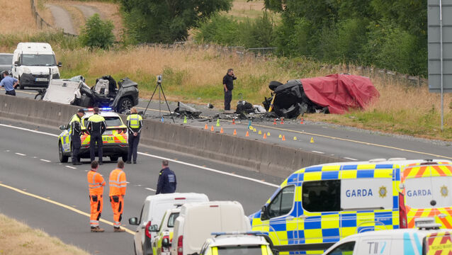 Comments from the Irish Road Haulage Association come as gardaí continue to investigate the Kildare crash involving a car driving the wrong way down a motorway. Picture: PA <p>Comments from the Irish Road Haulage Association come as gardaí continue to investigate the Kildare crash involving a car driving the wrong way down a motorway. Picture: PA</p>