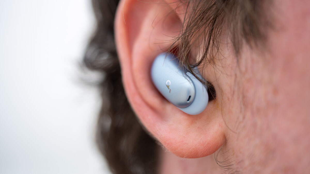 The silicone flaps act as a lock against your ear, helping them stay in place during movement. Picture: Noel Campion The silicone flaps act as a lock against your ear, helping them stay in place during movement. Picture: Noel Campion