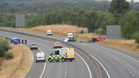 Crash on M9 in Co Kildare