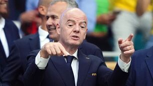 <p>PRESSURE GAME: UEFA and two other confederations have held initial talks about organising competitions themselves amid the backlash against embattled FIFA president Gianni Infantino, the Press Association understands. Pic: Andrew Milligan/PA Wire</p>
