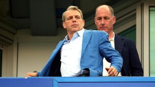 <p>TACTICS TODD: Chelsea owner Todd Boehly before the Premier League match at Stamford Bridge, London. Picture date: Sunday August 18, 2024. PA Photo. See PA story SOCCER Chelsea. Photo credit should read: Adam Davy/PA Wire</p>