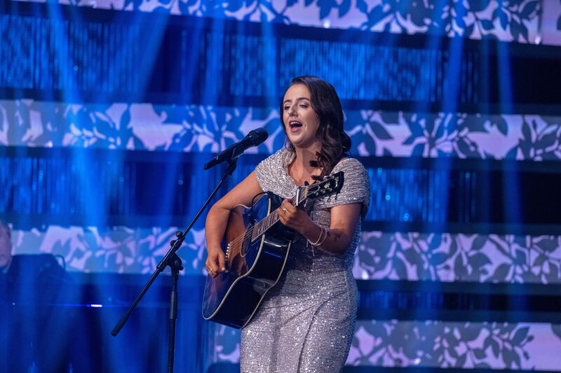Kerry Rose Caoimhe Lynch performing during the Rose of Tralee finale on Tuesday. Picture: Domnick Walsh