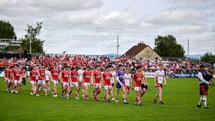 <p>The Cork minor footballers beat Tyrone in this year's All-Ireland final. Pic: Sam Barnes/Sportsfile</p>