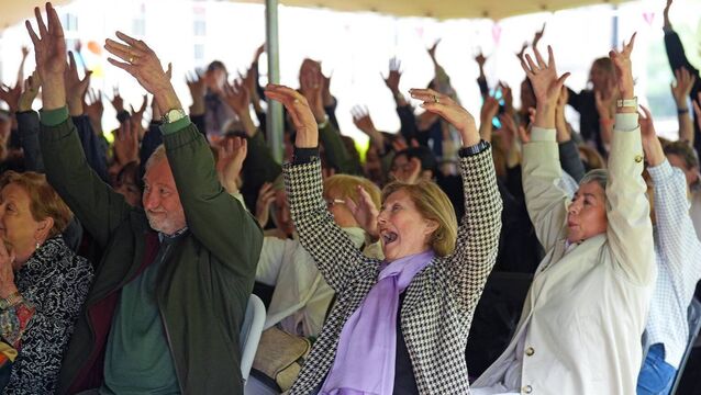 <p>The Big Bealtaine Tea Party at the Irish Museum of Modern Art (IMMA), Kilmainham kicked off the month-long Bealtaine Festival, celebrating the arts and ageing, in May 2026. Picture: Niall Carson</p>