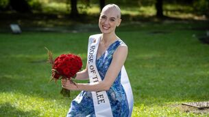 <p>2026 International Rose of Tralee Caoilfhinn Ní Choiligh in Tralee Town Park. Picture: Domnick Walsh</p>