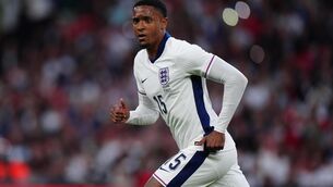 <p>England's Ezri Konsa during the international friendly match at Wembley Stadium, London. Picture date: Friday June 7, 2024.</p>