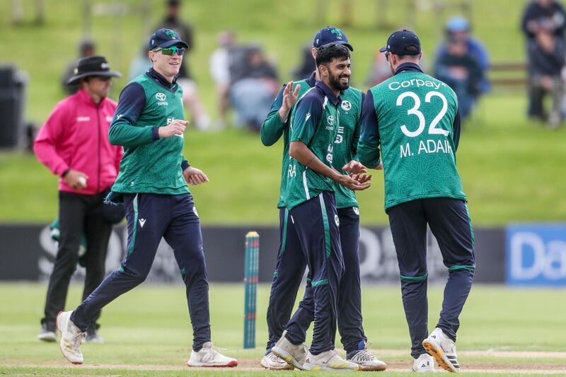 Ireland’s players celebrate a wicket. Picture: Lorcan Doherty/Inpho Ireland’s players celebrate a wicket. Picture: Lorcan Doherty/Inpho