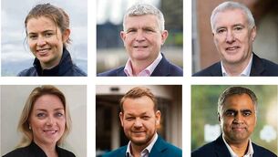 <p>New roles: (top row) Ellen Hurley, Ken O’Byrne, Pat Farrell; (bottom row) Sarah Reynolds, Robin Van Ieperen, Prag Sharma. </p>