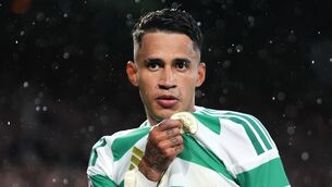 <p>Celtic's Camilo Duran celebrates scoring their side's second goal. Pic: Andrew Milligan/PA Wire.</p> <p>Celtic's Camilo Duran celebrates scoring their side's second goal. Pic: Andrew Milligan/PA Wire.</p>