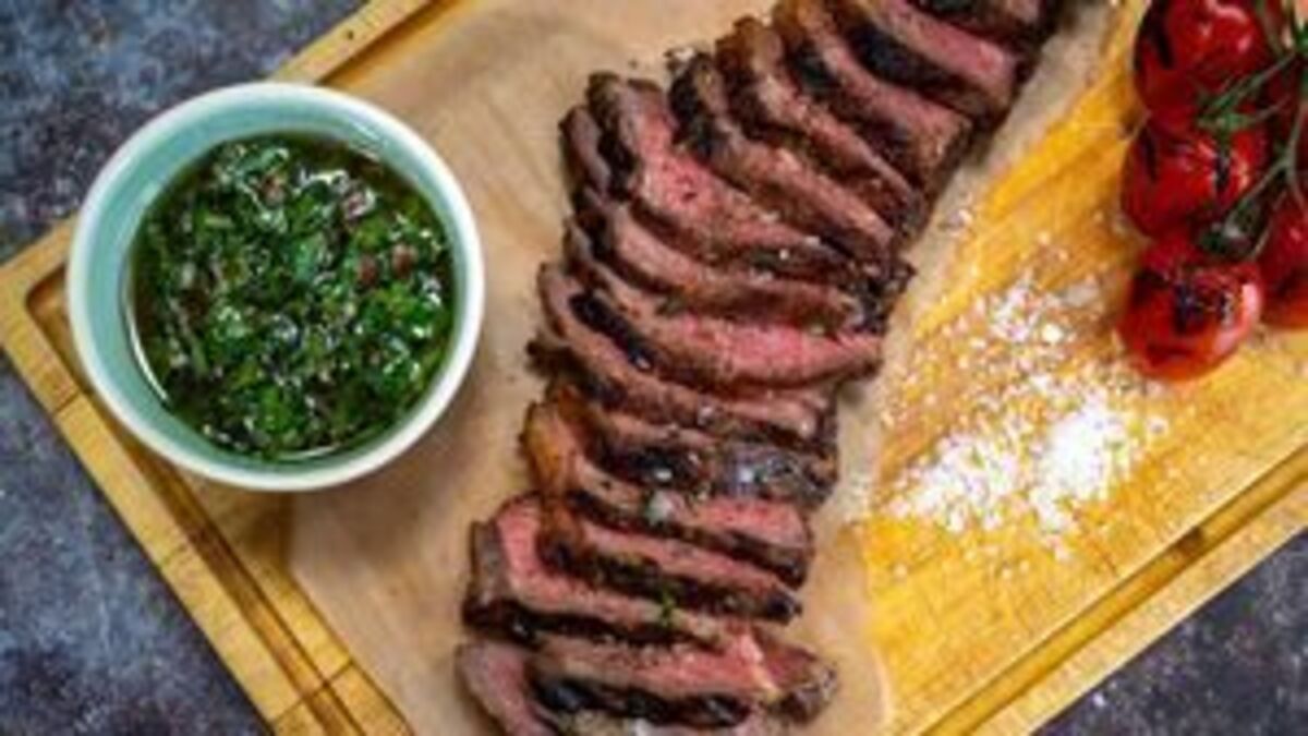 Sharing Steaks with Chimichurri