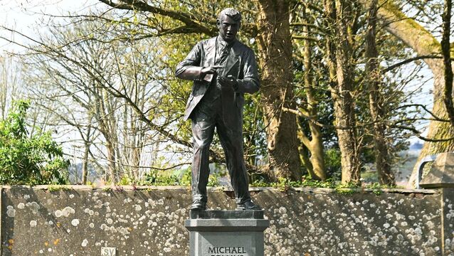 <p>Michael Collins was shot and killed in an ambush by anti-Treaty forces at Béal na Bláth on August 22, 1922, becoming the most high-profile casualty of Ireland’s Civil War. Picture: Denis Minihane.</p>