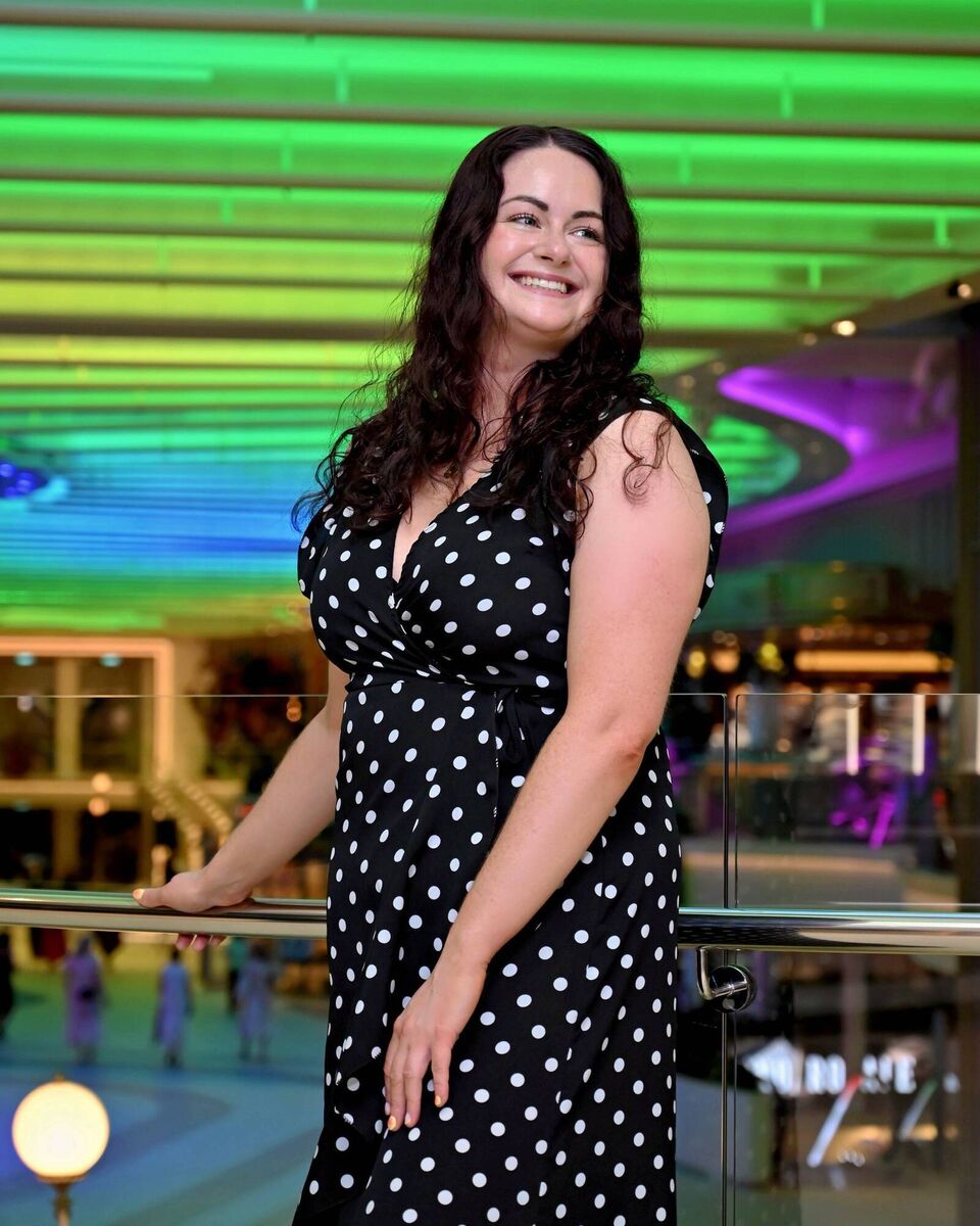 Breda Graham pictured at The Promenade on Royal Caribbean's Legend of the Seas. Breda Graham pictured at The Promenade on Royal Caribbean's Legend of the Seas.