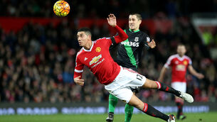 Manchester United v Stoke City - Barclays Premier League - Old Trafford