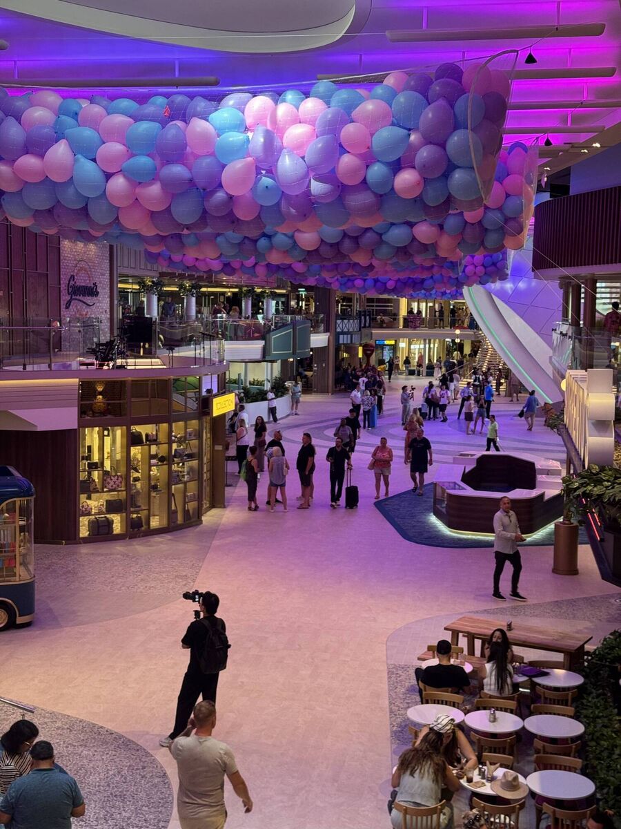 The Promenade on board Royal Caribbean's Legend of the Seas. Picture: Breda Graham. The Promenade on board Royal Caribbean's Legend of the Seas. Picture: Breda Graham.