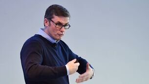 <p>Kevin Murray speaking at The GAA Games Development Conference in Croke Park. Picture: Piaras Ó Mídheach/Sportsfile </p>