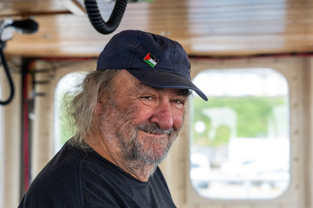 Fiacc Ó Brolcháin was captured by Israeli forces earlier this year when volunteering with the Global Sumud Flotilla to Gaza. Picture: Noel Sweeney
