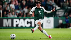 <p>Hibernian's Owen Elding. Pic: Andrew Milligan/PA Wire.</p> <p>Hibernian's Owen Elding. Pic: Andrew Milligan/PA Wire.</p>