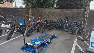 <p>Over the course of the two days, over 40 e-scooters, electric bikes and scramblers were seized. </p>