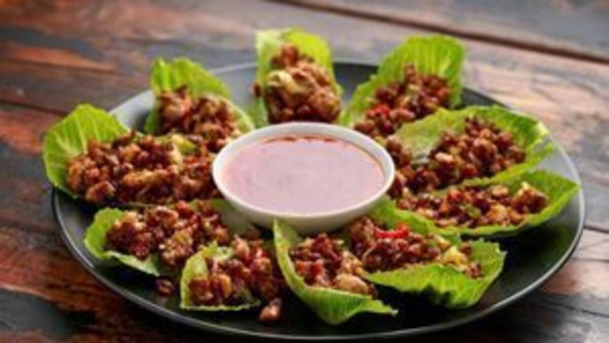 Asian Pork Lettuce Cups