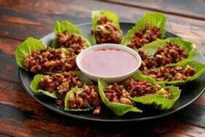 Asian Pork Lettuce Cups