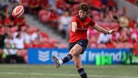 Caitríona Finn takes a conversion kick 15/8/2026