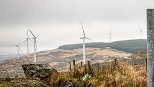 <p>A life ring near a deep drainage ditch on the ESB’s 38-turbine Grousemount Wind Farm, near Kilgarvan, Co Kerry and Coolea, Co Cork. File picture: Neil Michael</p>