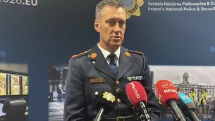 <p>Garda Commissioner Justin Kelly speaking to the media at the Garda College in Templemore. Picture: Brian Lawless/PA Wire</p> <p>Garda Commissioner Justin Kelly speaking to the media at the Garda College in Templemore. Picture: Brian Lawless/PA Wire</p>