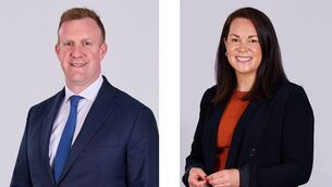 <p>Shane McCarthy and Julia Ann Corkery, equity partners with EY Ireland.</p>