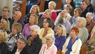 <p>Hundreds of people gathered at St Clare's Church in Graiguecullen on Friday evening for the prayer vigil at for Niamh and Alma Kinsella who were seriously injured alongside their sister Ella Hendricken, and a seven-year-old boy in last Sunday's M9 crash. Picture: Colin Keegan/Collins</p> <p>Hundreds of people gathered at St Clare's Church in Graiguecullen on Friday evening for the prayer vigil at for Niamh and Alma Kinsella who were seriously injured alongside their sister Ella Hendricken, and a seven-year-old boy in last Sunday's M9 crash. Picture: Colin Keegan/Collins</p>