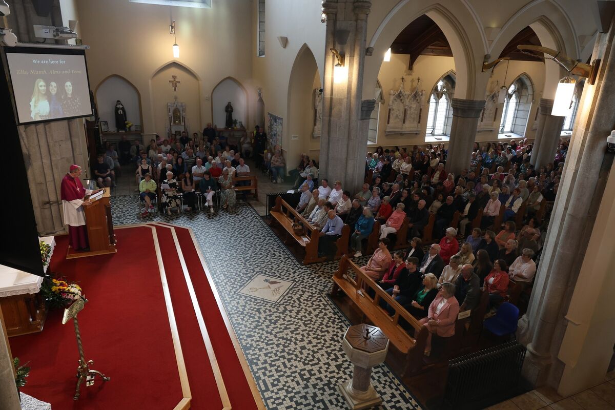 Bishop Denis Nulty urged the congregation at the prayer vigil to be 'careful of our social media posting' and 'to be careful of our commentary'. Picture: Colin Keegan/Collins Bishop Denis Nulty urged the congregation at the prayer vigil to be 'careful of our social media posting' and 'to be careful of our commentary'. Picture: Colin Keegan/Collins