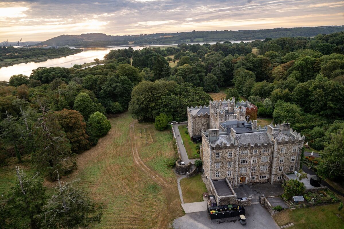 Waterford Castle as seen from above during a Discover Waterford hot air balloon sunrise flight. Picture: Chani Anderson Waterford Castle as seen from above during a Discover Waterford hot air balloon sunrise flight. Picture: Chani Anderson