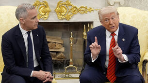 <p>Canadian prime minister Mark Carney and US president Donald Trump at the White House in Washington, DC, Tuesday, May 6, 2025. Picture: Adrian Wyld /The Canadian Press via AP</p> <p>Canadian prime minister Mark Carney and US president Donald Trump at the White House in Washington, DC, Tuesday, May 6, 2025. Picture: Adrian Wyld /The Canadian Press via AP</p>