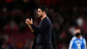 <p>Mikel Arteta’s side made a winning start to their title defence (John Walton/PA)</p>