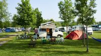 Camping Ttrend camper caravan sholiday in nature