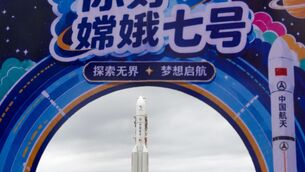 The Chang’e-7 lunar probe (Yang GuanyuXinhua via AP)