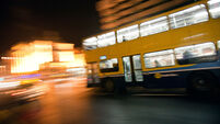 Double decker bus Dublin Ireland