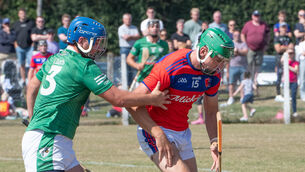 <p> Conor Lenihan scored 1-8 for Erin's Own in their victory over Killeagh. Pic: Howard Crowdy</p>