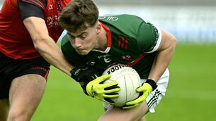 <p>Dara O'Callaghan in action for Kilcummin. Pic: Don MACMonagle</p>