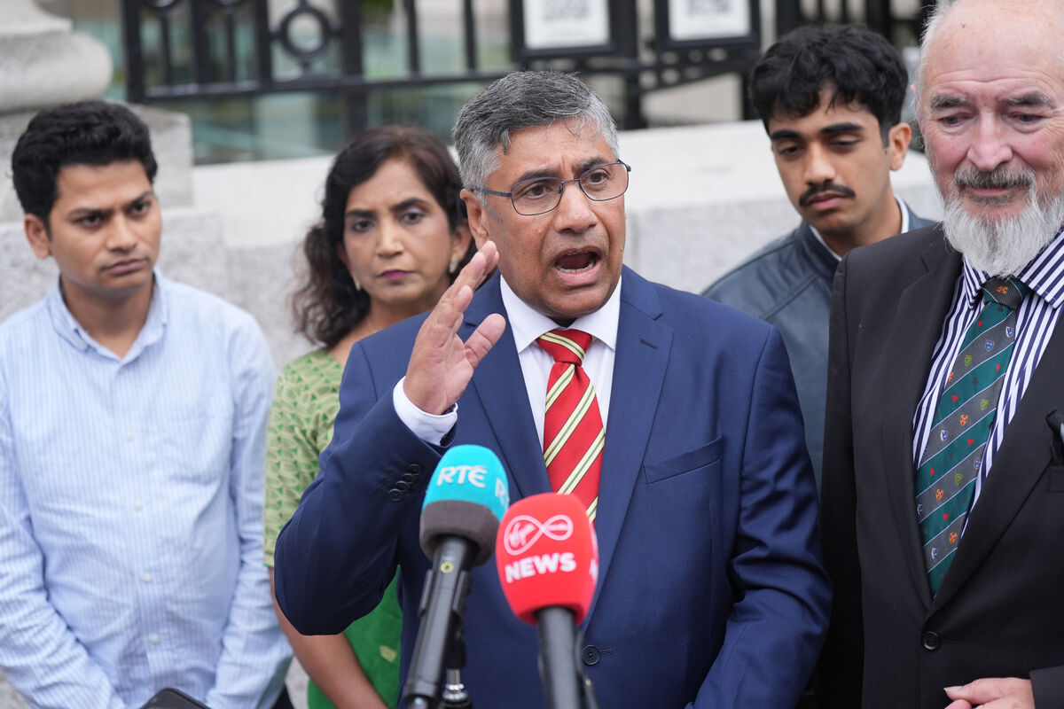 Ireland India Council co-chair Prashant Shukla speaking to the media following the meeting with Tánaiste Simon Harris last year after a 2025 India Day event was postponed. Picture: Niall Carson/PA Ireland India Council co-chair Prashant Shukla speaking to the media following the meeting with Tánaiste Simon Harris last year after a 2025 India Day event was postponed. Picture: Niall Carson/PA