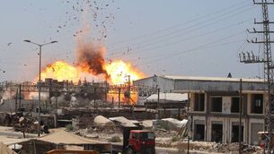 <p>Smoke and a fire ball rise during an Israeli strike, carried out after the military warned Palestinian residents to evacuate the area of Maghazi, in the central Gaza Strip, on August 23. Picture: Eyad Baba / AFP via Getty Images)</p> <p>Smoke and a fire ball rise during an Israeli strike, carried out after the military warned Palestinian residents to evacuate the area of Maghazi, in the central Gaza Strip, on August 23. Picture: Eyad Baba / AFP via Getty Images)</p>