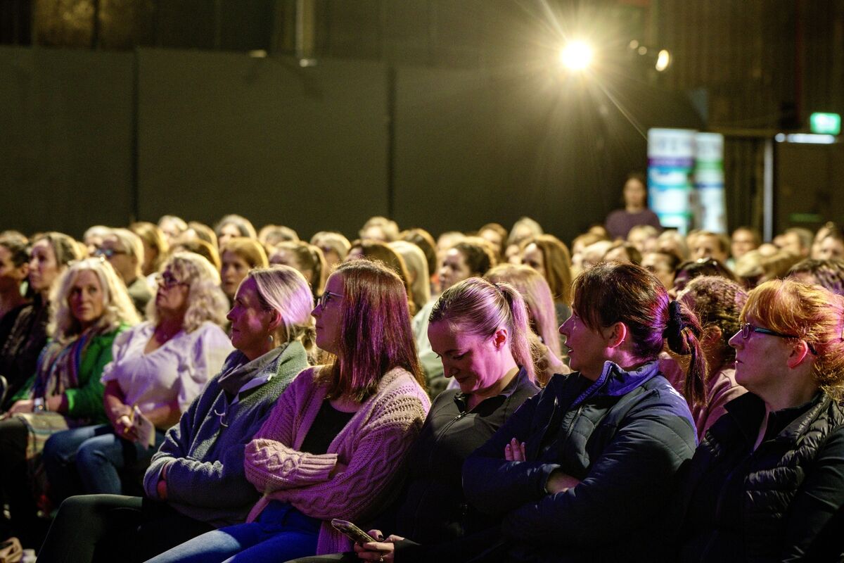 Audience members engaged with the speakers at the sold-out Irish Examiner Feelgood September Reset in the Marina Market last year. Picture Chani Anderson. Audience members engaged with the speakers at the sold-out Irish Examiner Feelgood September Reset in the Marina Market last year. Picture Chani Anderson.