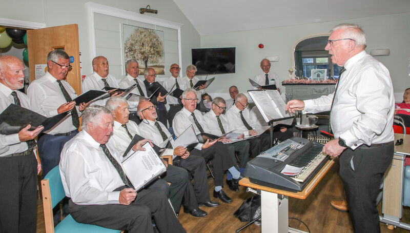Glen Rovers Initiative Choir singing at the 100th birthday celebrations of former Cork and Glen Rovers hurler Jimmy Lynam. Pic: David Creedon Glen Rovers Initiative Choir singing at the 100th birthday celebrations of former Cork and Glen Rovers hurler Jimmy Lynam. Pic: David Creedon