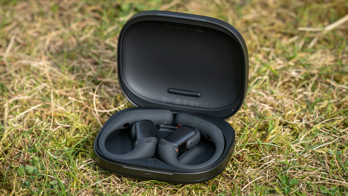Although the case is large, it's slim and easy to slip into a pocket. It also features Qi wireless charging. Picture: Noel Campion Although the case is large, it's slim and easy to slip into a pocket. It also features Qi wireless charging. Picture: Noel Campion