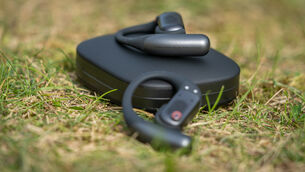 <p>OpenFit Pro is Shokz first headphone with Open-Ear Noise Reduction, combining Shokz signature open-ear design with advanced noise control. Picture: Noel Campion</p>
