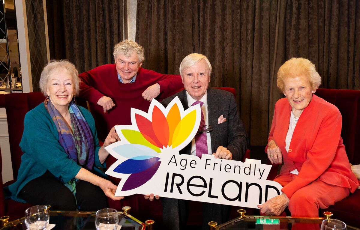 Geraldine Plunkett, John Spillane, Francis Brennan, Anna May McHugh, at the annual Age Friendly Ambassadors Day. Picture: Alison Miles / OSM PHOTO Geraldine Plunkett, John Spillane, Francis Brennan, Anna May McHugh, at the annual Age Friendly Ambassadors Day. Picture: Alison Miles / OSM PHOTO